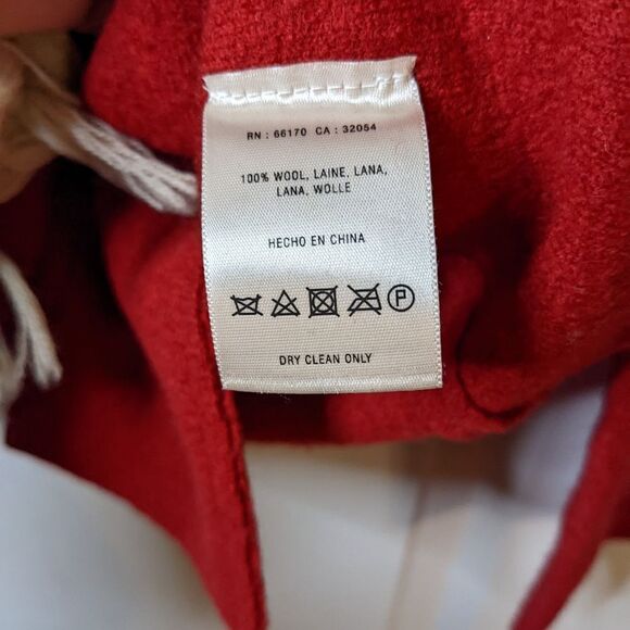 ANTHROPOLOGIE Sparrow Clancey Toggle Jacket Fringe Medium @B3 - Picture 11 of 14